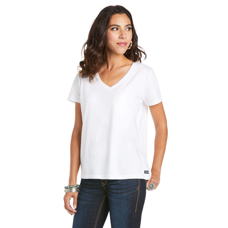 Camisetas Ariat Element Blancas Mujer - Chile 840-XIDJAS